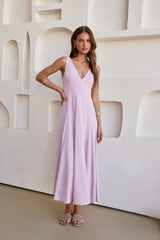 Open Meadows Maxikleid Lila