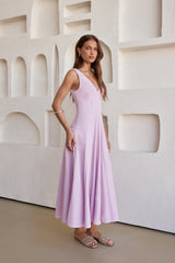 Open Meadows Maxikleid Lila