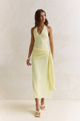 Sun Chasers Neckholder-Maxikleid Gelb