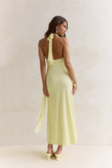 Sun Chasers Neckholder-Maxikleid Gelb