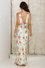 Maxikleid mit Küstenprint