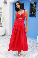 Maxikleid Cherry Kisses Rot