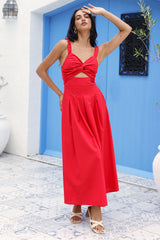 Maxikleid Cherry Kisses Rot