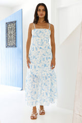 Maxikleid „Hidden Lagoon“ Blau
