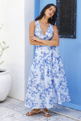 Enchanted Isles Maxikleid Blau