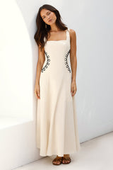 Sonora Sun Maxikleid Beige