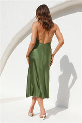 Up and Away Maxikleid Olive