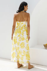 Maxikleid Ewiger Frühling Gelb