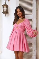 SEVEN WONDERS Freya L/S Kleid Bubblegum