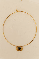 18 Karat vergoldete Luna Glow Halskette Gold