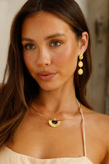 18 Karat vergoldete Luna Glow Halskette Gold