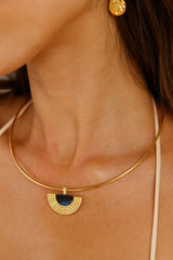 18 Karat vergoldete Luna Glow Halskette Gold
