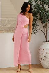 Just In Time Maxikleid Rosa