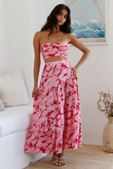 Horizon Waves Cropped Top Pink