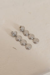Weichster-Sand-Ohrringe, Silber