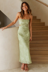 Cascalone Maxi-Kleid Salbeigrün