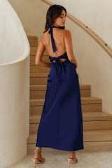 Maxikleid „No Hesitating“ Marineblau