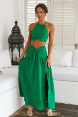 Lemon Tree Crop Top Grün