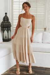 Maxikleid Got The Sun Beige