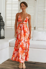 Maxikleid Red Gardens