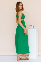 Check-in Maxi-Kleid Grün