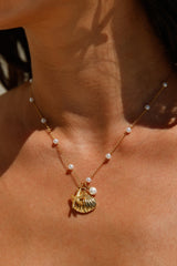 18K vergoldete Warm Oceans Halskette Gold