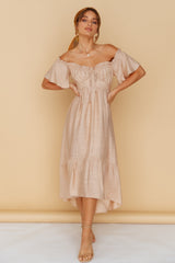 Moonchild Maxikleid Braun