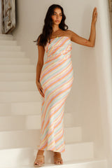 Trägerloses Maxi-Kleid „Destined To Be“ Multi