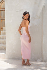 Luna Midikleid Rosa