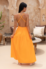Flying Home Maxikleid Orange