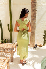Marici Maxikleid Grün