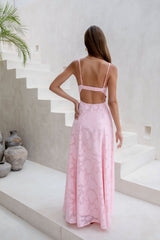 Lost In The Skies Maxikleid Pink