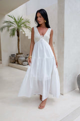 Maxikleid „Lost In Your Love“ Weiß