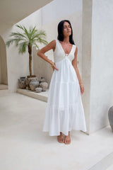 Maxikleid „Lost In Your Love“ Weiß