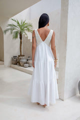 Maxikleid „Lost In Your Love“ Weiß