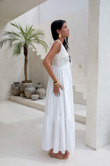 Maxikleid „Lost In Your Love“ Weiß
