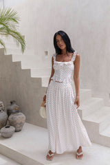 Shoreline Summers Polka Dot Set Rot Weiß