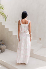 Shoreline Summers Polka Dot Set Rot Weiß