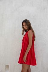 Citrine Delights Minikleid Rot