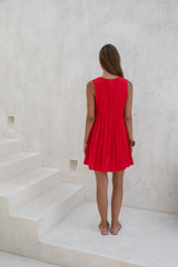 Citrine Delights Minikleid Rot