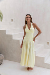 Maxikleid "Calling Your Name" Gelb