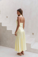 Maxikleid "Calling Your Name" Gelb