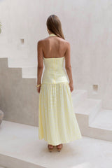 Maxikleid "Calling Your Name" Gelb