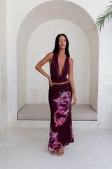 Bloom At Dawn Mesh-Top Pflaume