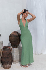 Adano Maxikleid Grün