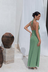 Adano Maxikleid Grün