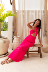 Mein Marigold Maxi-Kleid Pink