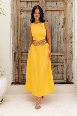Maxikleid Lifetime Gelb