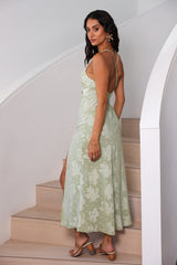 Maxikleid „Expectations“ Grün