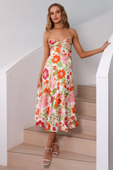 Love Strong Midikleid Mehrfarbig